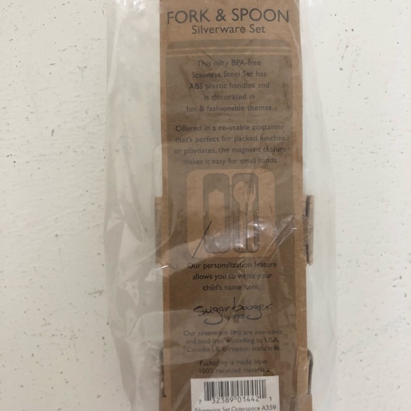 SugarBooger Silverware set Outerspace - Picture 2 of 2